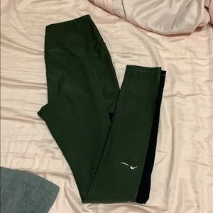 Olive green leggings